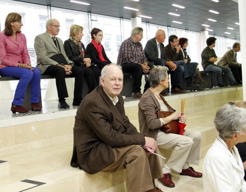 Opening tentoonstelling ' Brainstormen in Brussel, 100 jaar Solvayraden voor Fysica'-20081