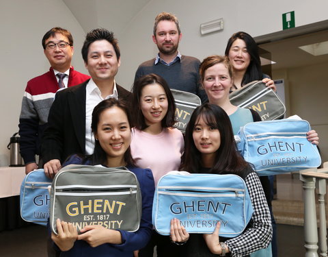 Koreaanse staf (Ghent University Global Campus) bezoekt UGent-48018