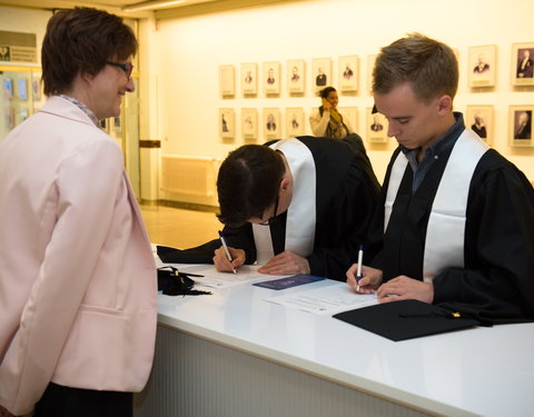 Proclamatie 2014/2015 faculteit Ingenieurswetenschappen en Architectuur, Campus Schoonmeersen en Campus Kortrijk-56020