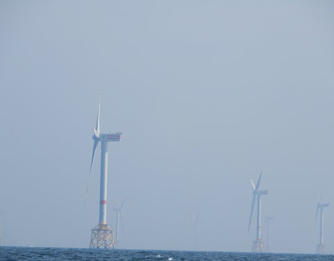 Bezoek Raad van Bestuur aan windmolenpark en Campus Oostende