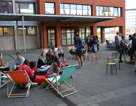 Plantactie op Campus Dunant