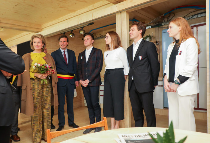 Duurzaamheidsbezoek van Koningin Mathilde aan de UGent