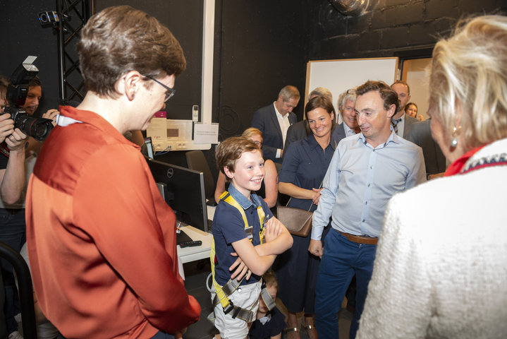 Bezoek Prinses Astrid aan Smart Space UZ Gent
