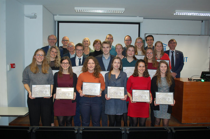Uitreiking certificaten topstudenten bachelor Diergeneeskunde 2019