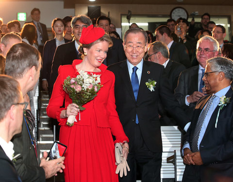 Koningin bezoekt UGent Global Campus in Korea