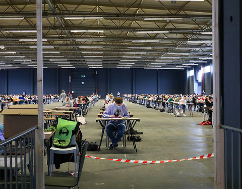 On campus examen in Flanders Expo