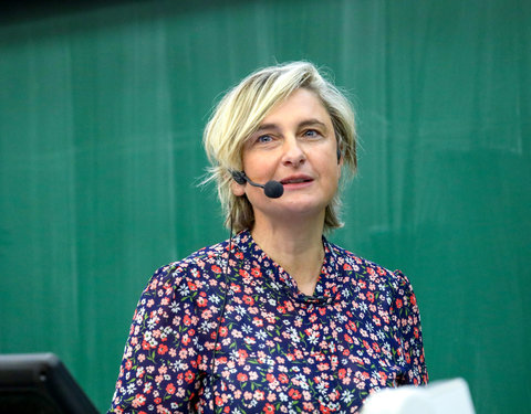 Openingscollege Economie met minister Hilde Crevits