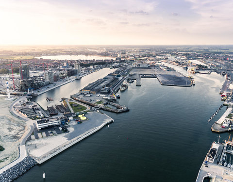 Drone opnamen haven Oostende