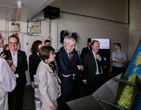 Bezoek Oostenrijkse president aan VEG-i-TEC
