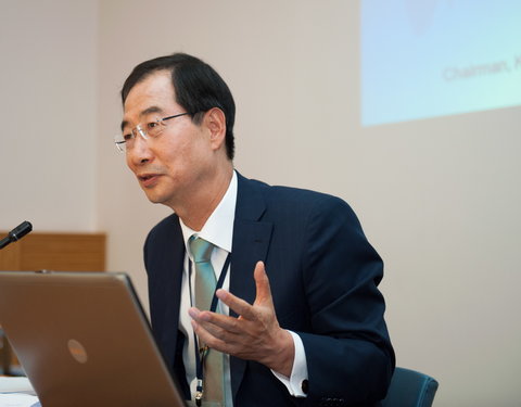 Lezing door dr. HAN Duck-soo, Chairman Korea International Trade Association en oud-premier van Korea-13155