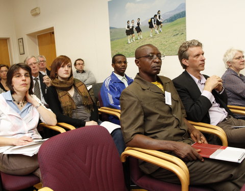 Meeting met vertegenwoordigers van de universiteit van Burundi en drie Congolese universiteiten in de faculteit Bio-ingenieurswe