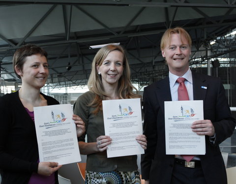 Kick-off project 'Ghent & East Flanders, Gateway to London' in het kader van de Olympische Spelen 2012-15373
