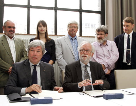 Ondertekening samenwerkingsovereenkomst met de Hogere Zeevaartschool (HZS) voor 2 nieuwe postgraduaatsopleidingen in de Hydrogra