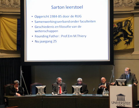 Sarton Leerstoel 2010/2011: lezing door em. prof. Luc Daels met uitreiking van sartonmedaille-18802
