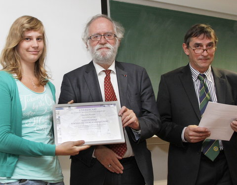 Uitreiking certificaten topstudenten bachelor Diergeneeskunde-20564