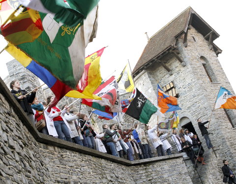 Gravensteenfeesten: ludieke bezetting van het Gravensteen, jaarlijkse herdenking van het eerste studentenbeleg in november 1949 