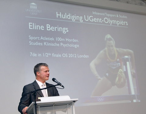 Infosessie topsporters 2012 en huldiging UGent topsporters die deelnamen aan de Olympische en Paralympische Spelen in Londen-217