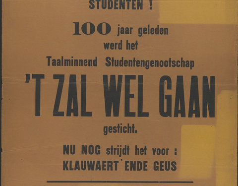 Taalminnend Studentengenootschap 't Zal Wel Gaan-22011