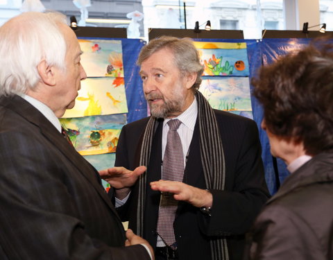 Opening tentoonstelling 'Marine Art, Zeewetenschap zet zeil naar de kunstenwereld', een samenwerking tussen UGent, de Academie v