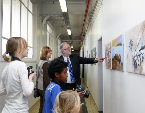 Opening tentoonstelling 'Marine Art, Zeewetenschap zet zeil naar de kunstenwereld', een samenwerking tussen UGent, de Academie v