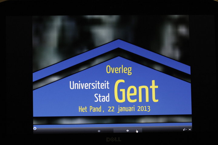 Overlegvergadering van bestuur Stad Gent en UGent-23835