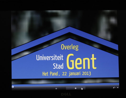 Overlegvergadering van bestuur Stad Gent en UGent-23835