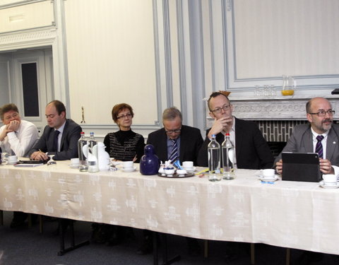 Overlegvergadering van bestuur Stad Gent en UGent-23859