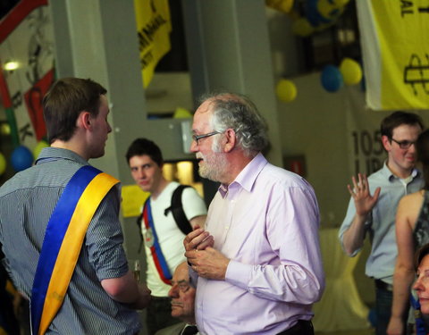 Afscheidsfeest door de UGent studenten georganiseerd voor de rector-26951