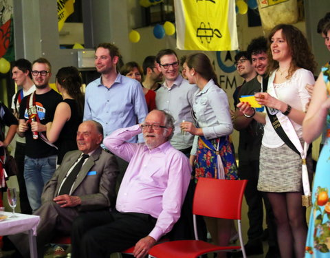 Afscheidsfeest door de UGent studenten georganiseerd voor de rector-26962