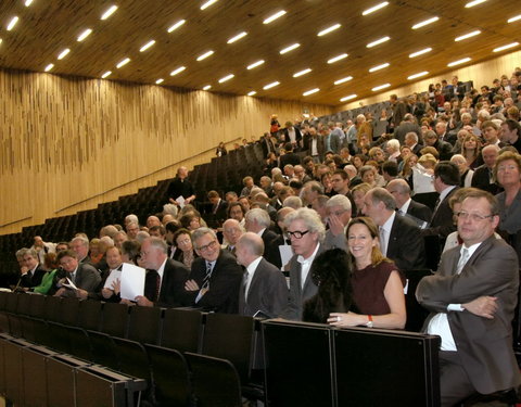 Officiële opening van het Universiteitsforum (Ufo) in de Sint-Pietersnieuwstraat-30435
