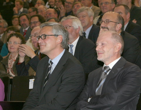 Officiële opening van het Universiteitsforum (Ufo) in de Sint-Pietersnieuwstraat-30459