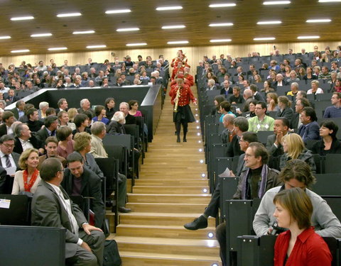 Officiële opening van het Universiteitsforum (Ufo) in de Sint-Pietersnieuwstraat-30461