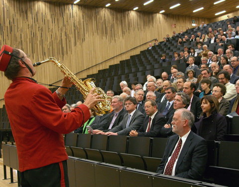 Officiële opening van het Universiteitsforum (Ufo) in de Sint-Pietersnieuwstraat-30466