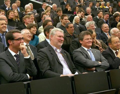 Officiële opening van het Universiteitsforum (Ufo) in de Sint-Pietersnieuwstraat-30474