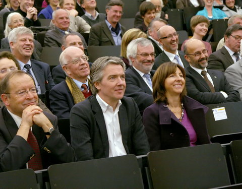 Officiële opening van het Universiteitsforum (Ufo) in de Sint-Pietersnieuwstraat-30476