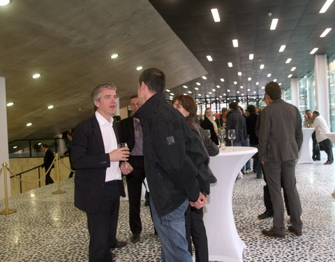 Officiële opening van het Universiteitsforum (Ufo) in de Sint-Pietersnieuwstraat-30501