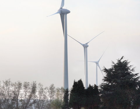 Windturbines op Proefhoeve van de site Melle-30690