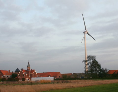 Windturbines op Proefhoeve van de site Melle-30693