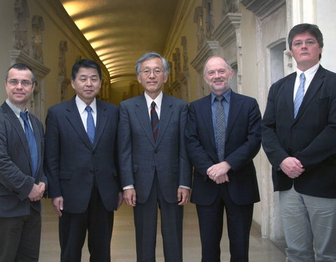 Ontvangst in het kader van het bilateraal akkoord tussen Universiteit Gent en University of Kanazawa (Japan)-31836