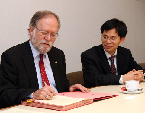 Ondertekening samenwerkingsovereenkomst met East China University of Science and Technology, één van de UGent-partners in Shangh