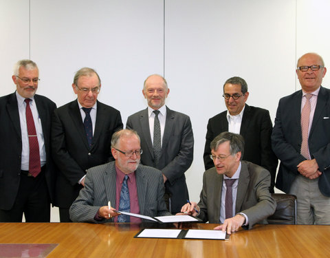 Ondertekening intentieverklaring tot verregaande samenwerking tussen UGent en Hogeschool Gent-3282