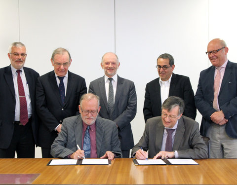 Ondertekening intentieverklaring tot verregaande samenwerking tussen UGent en Hogeschool Gent-3283