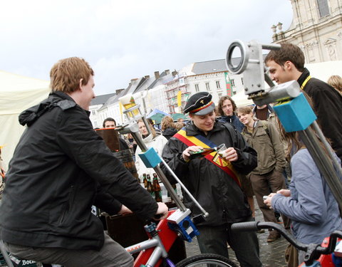 Student Kick-off 2007 op het Sint-Pietersplein-33665