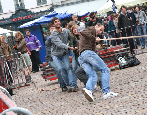 Student Kick-off 2007 op het Sint-Pietersplein-33677