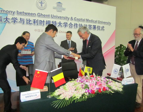 Ondertekening samenwerkingsakkoord met Capital Medical University in Beijing