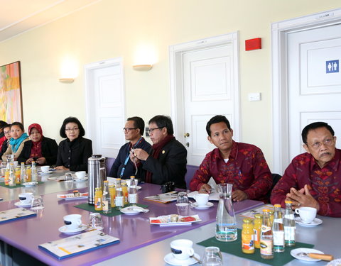 Ontvangst delegatie van Mahasaraswati Denpasar University (Bali) en ondertekening Memory of Understanding-36488