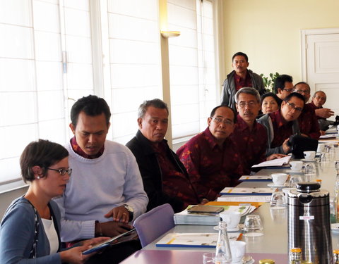 Ontvangst delegatie van Mahasaraswati Denpasar University (Bali) en ondertekening Memory of Understanding-36514