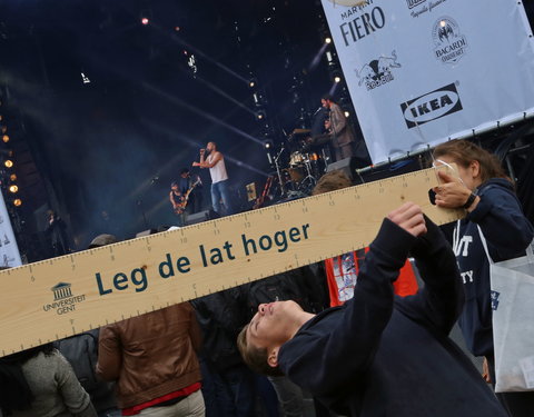 Student Kick-off 2014, actie 'Leg de lat hoger'-45111