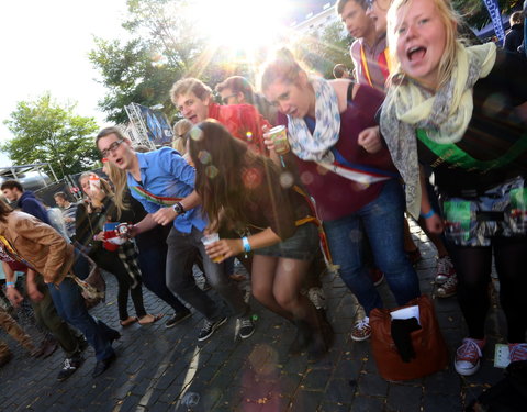 Student Kick-off 2014, actie 'Leg de lat hoger'-45133