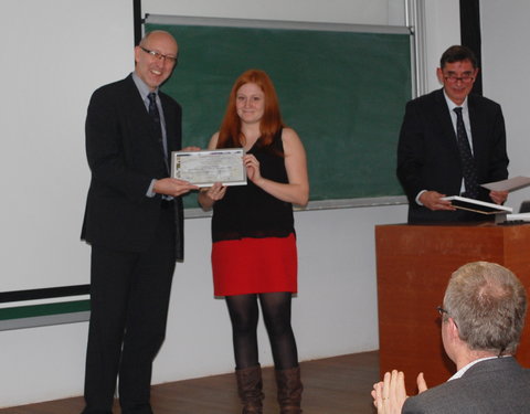 Uitreiking certificaten topstudenten Diergeneeskunde -46983
